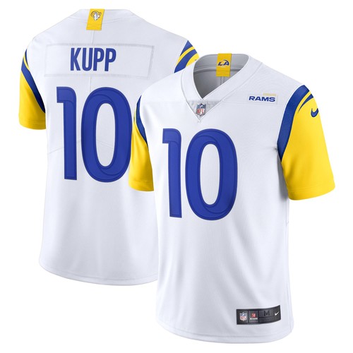 2021 Los Angeles Rams #10 Cooper Kupp Modern Throwback Mens Custom White Game Stitched Jersey